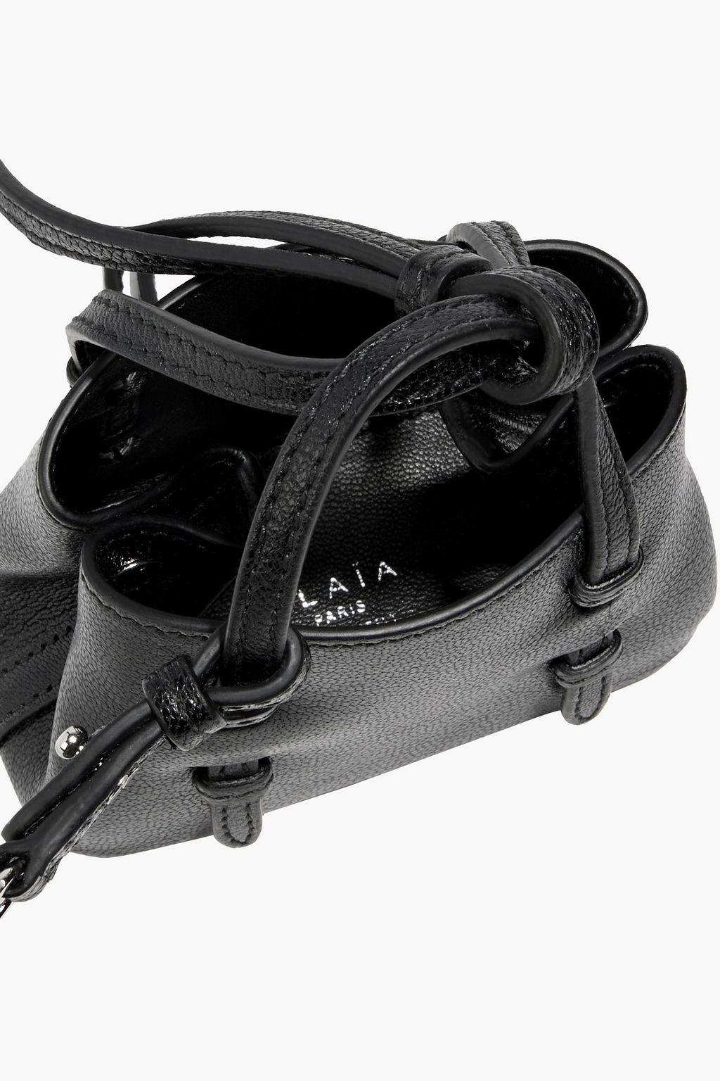 ALAÏA Mini Mina leather shoulder bag