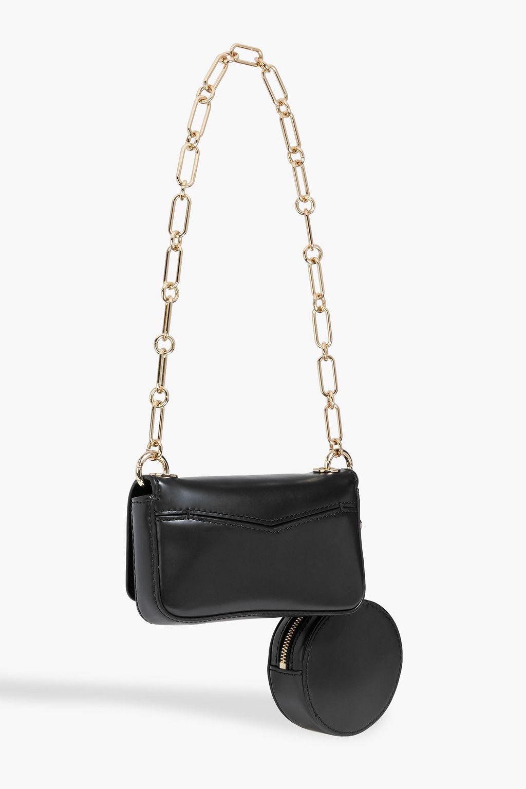 SANDRO Leather shoulder bag