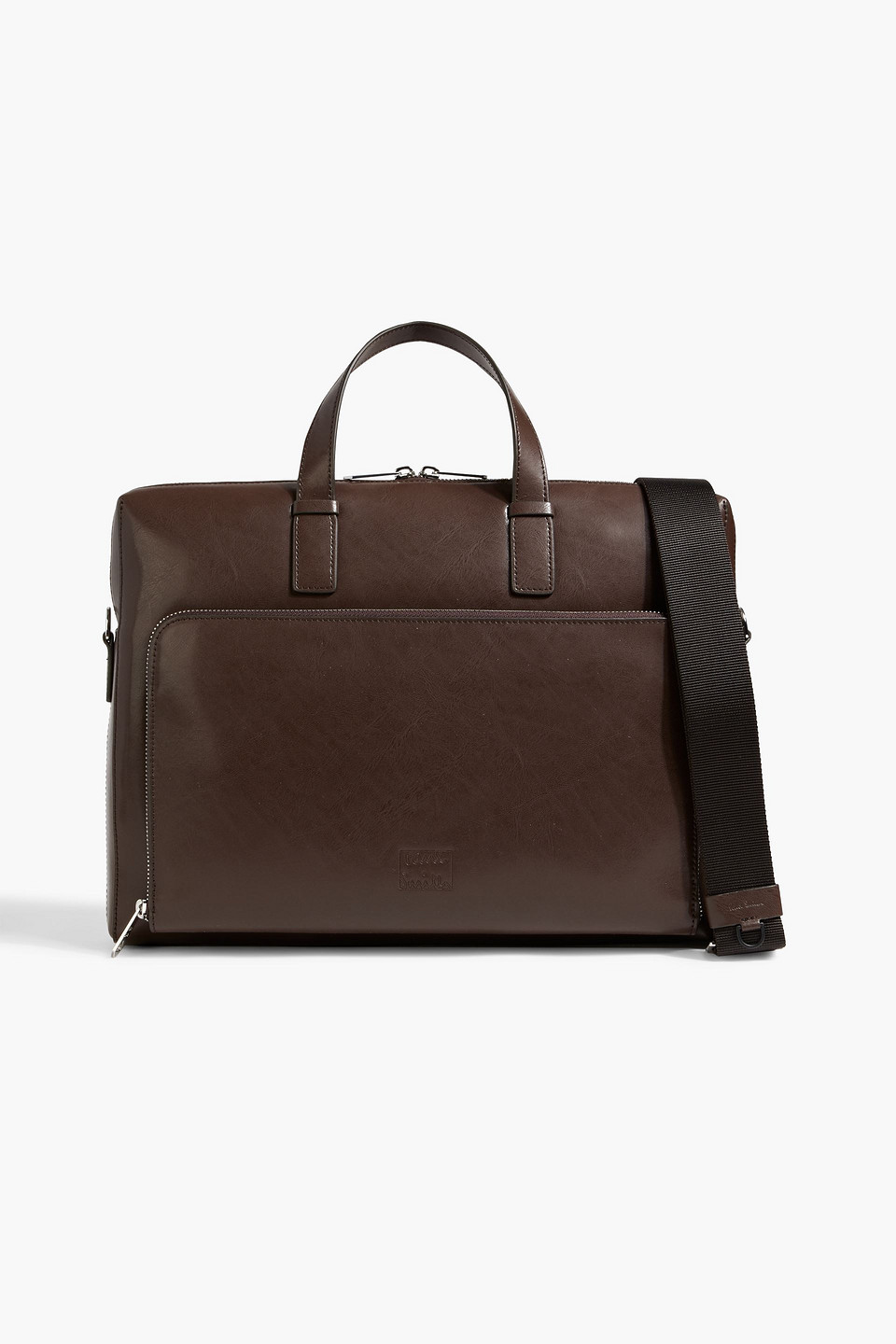 Paul Smith Leather Briefcase In Brown