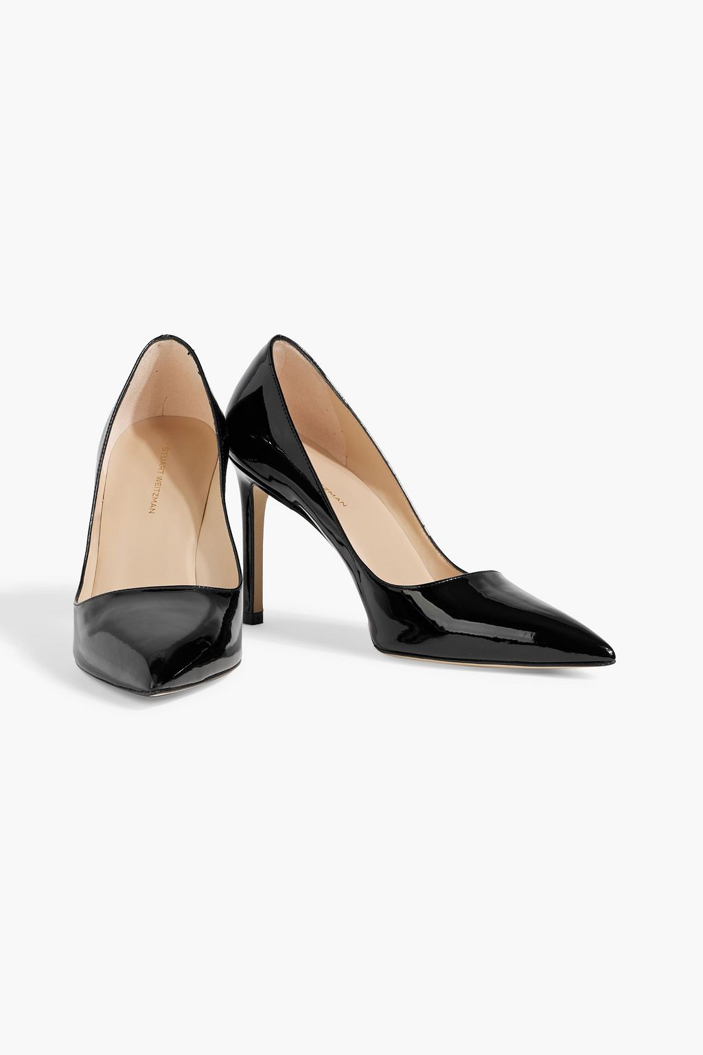 STUART WEITZMAN Leigh 95 パテントレザー パンプス