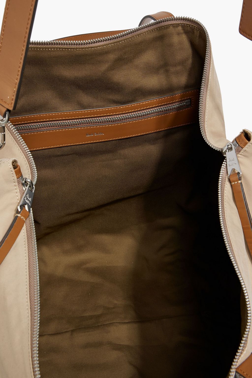 PAUL SMITH ツイル ダッフルバッグ レザートリム