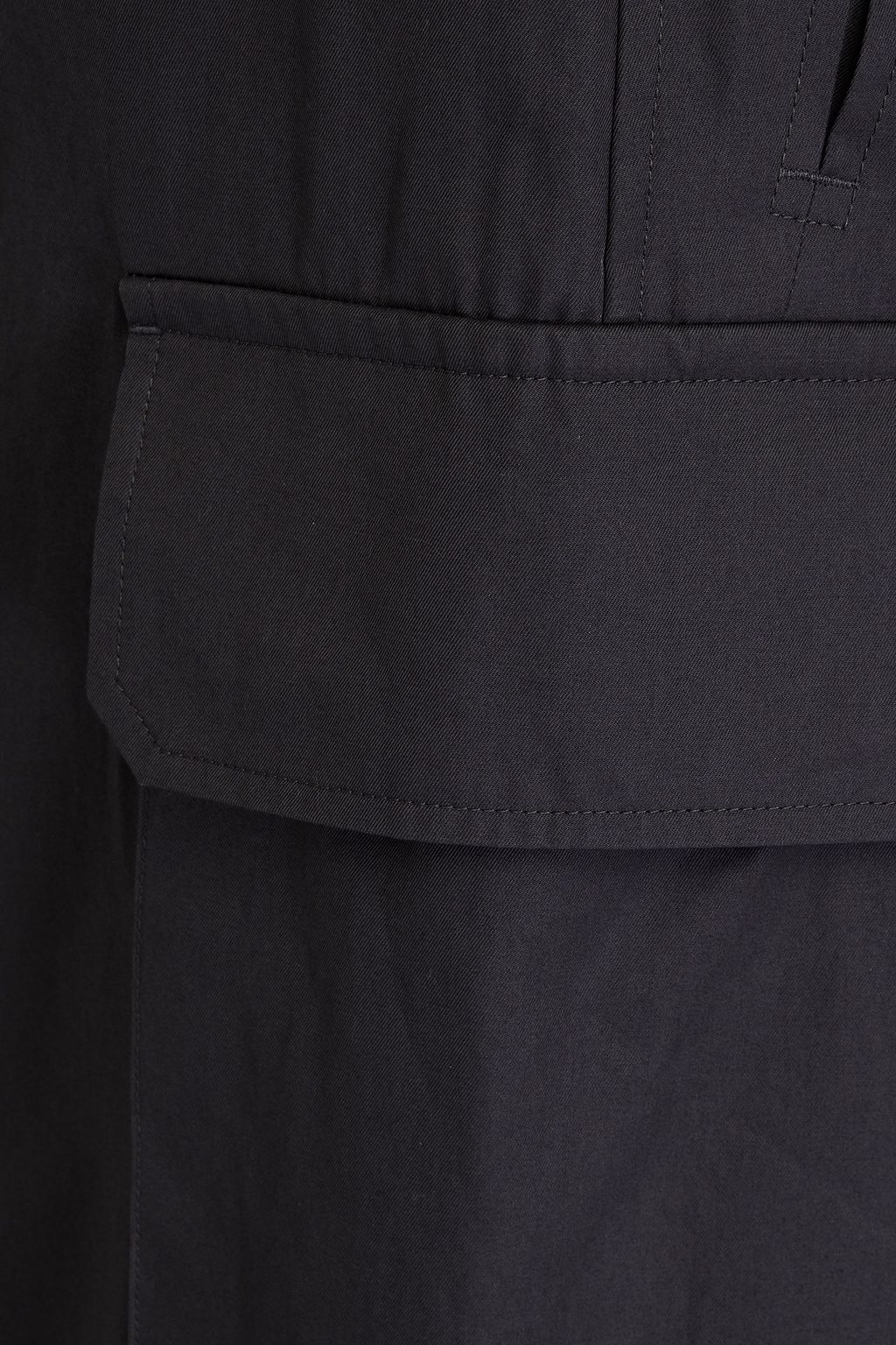 SAINT LAURENT Cargohose aus Baumwoll-Gabardine mit Gürtel