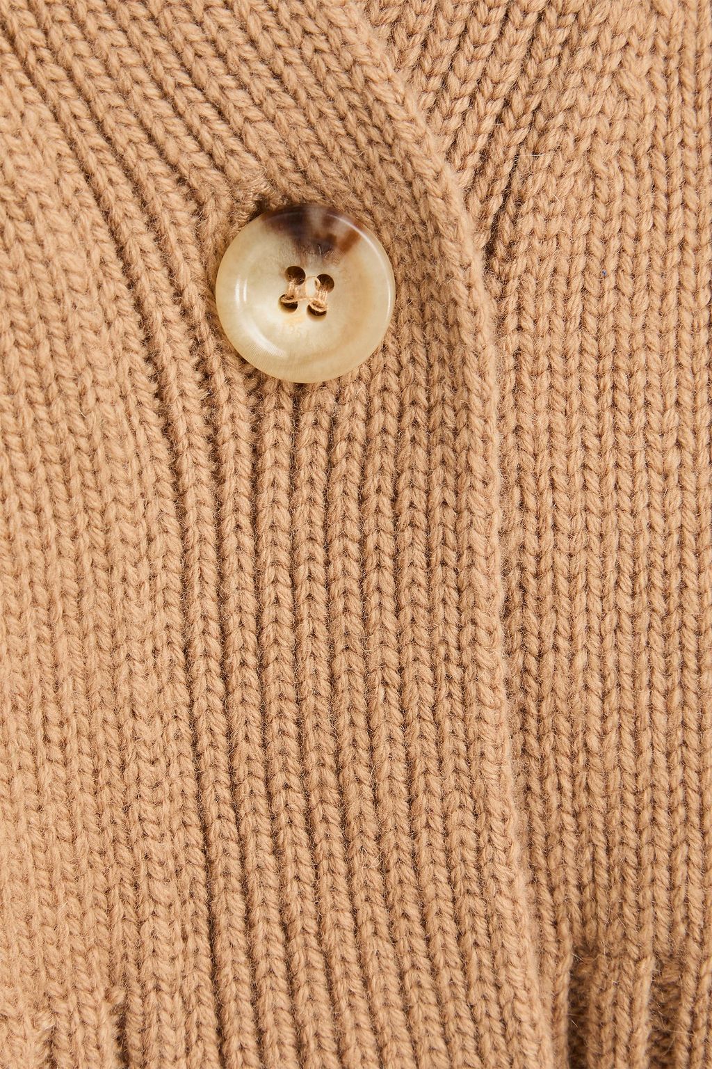 MAX MARA Cropped Cardigan aus einer Baumwoll-Woll-Kaschmirmischung