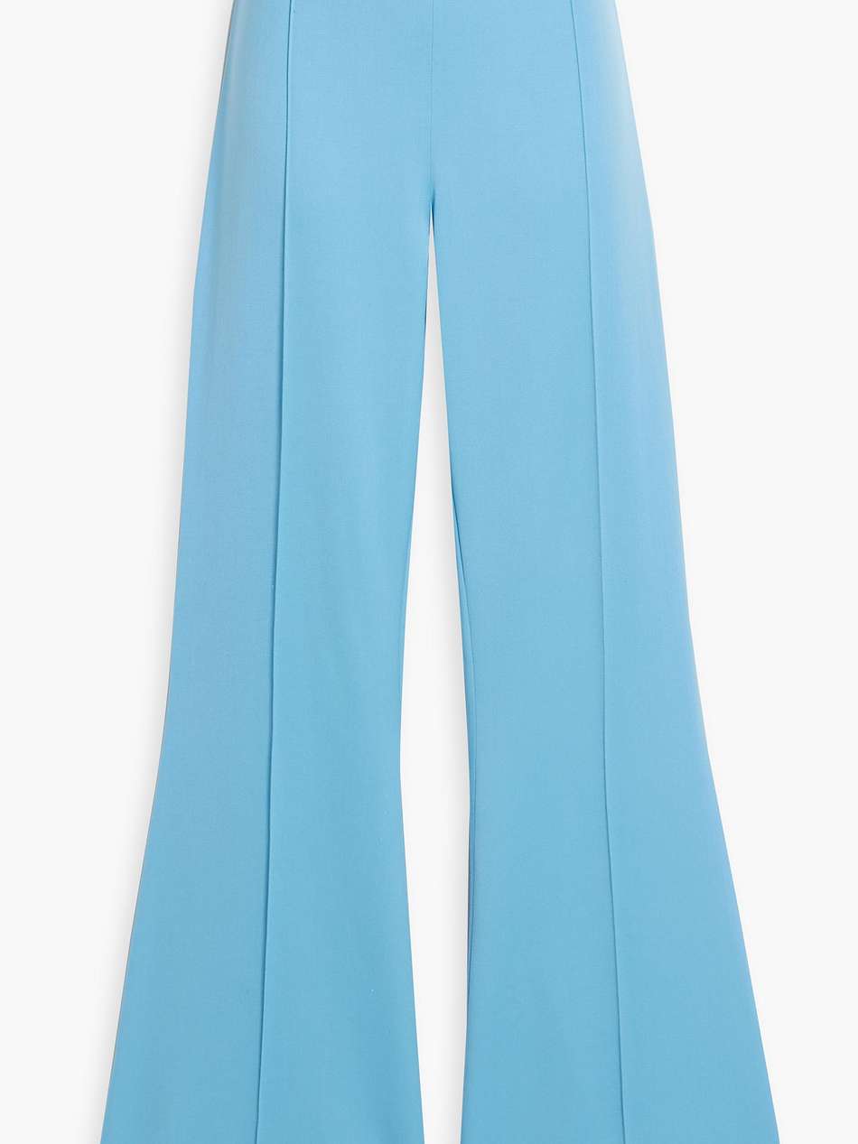 wool flared pants