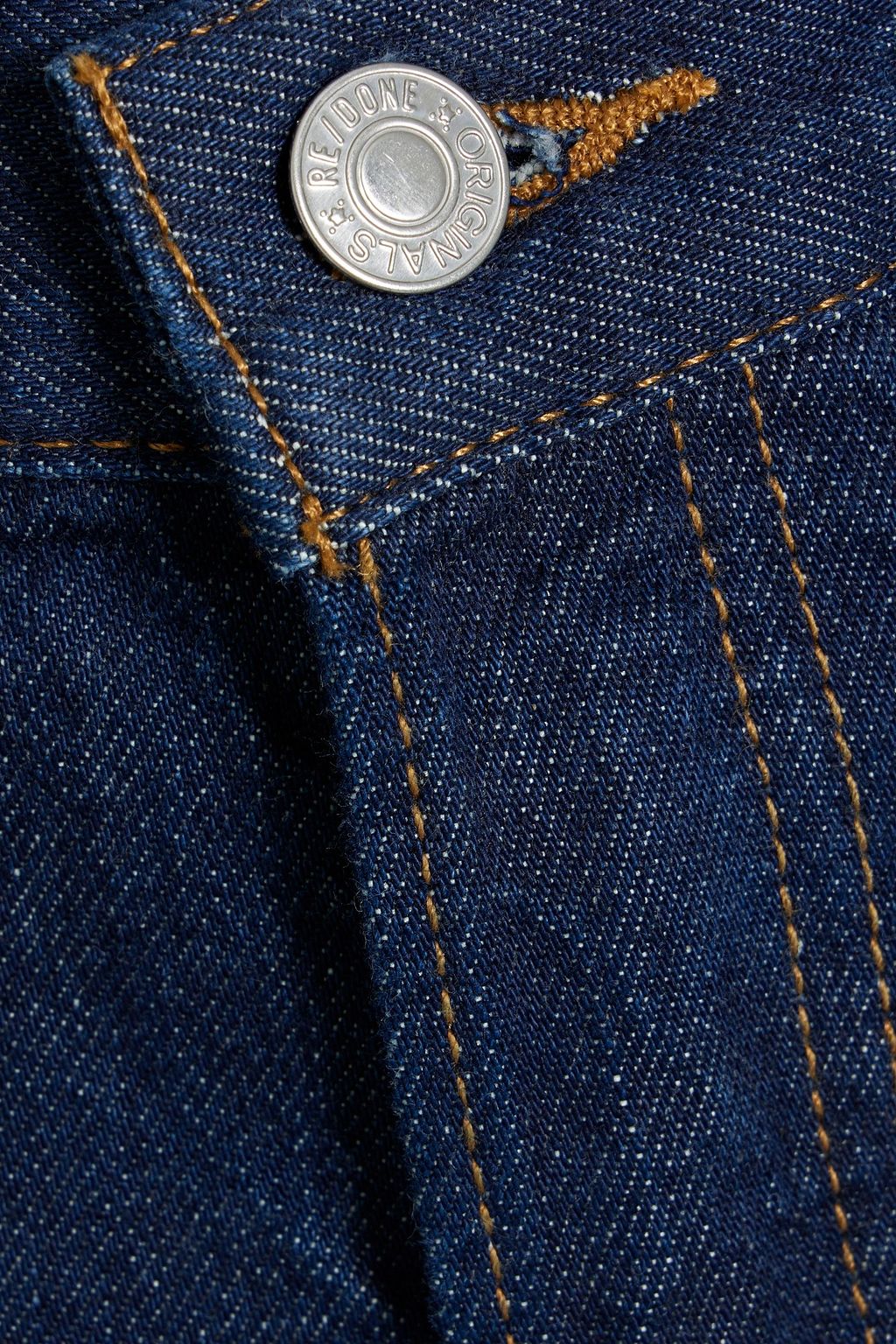 RE/DONE High-rise tapered jeans