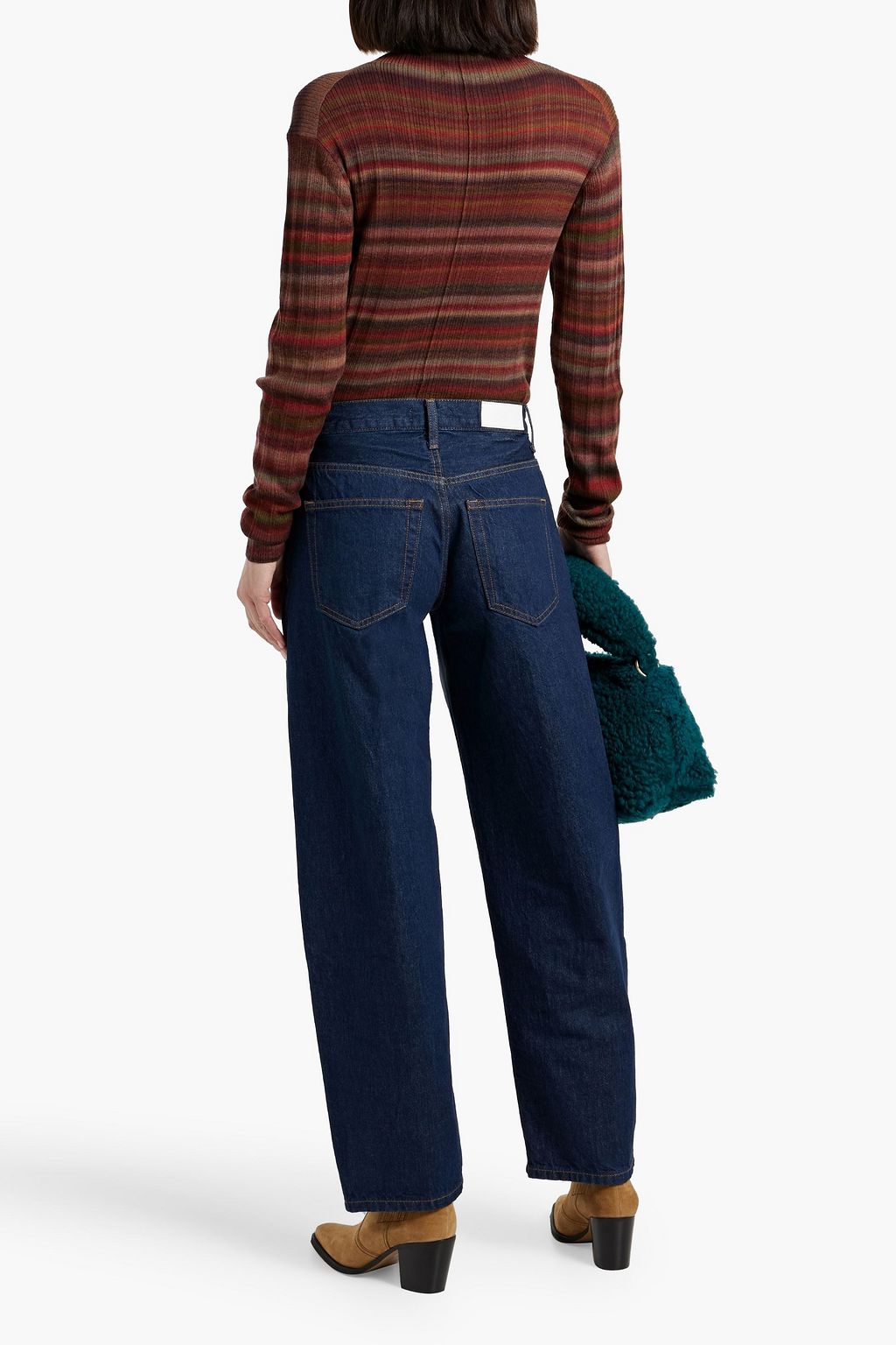RE/DONE High-rise tapered jeans