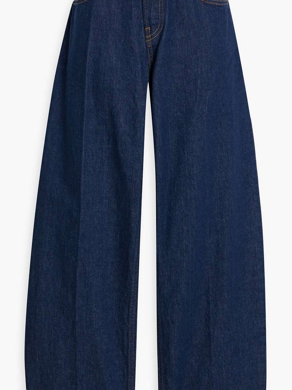 high-rise tapered jeans