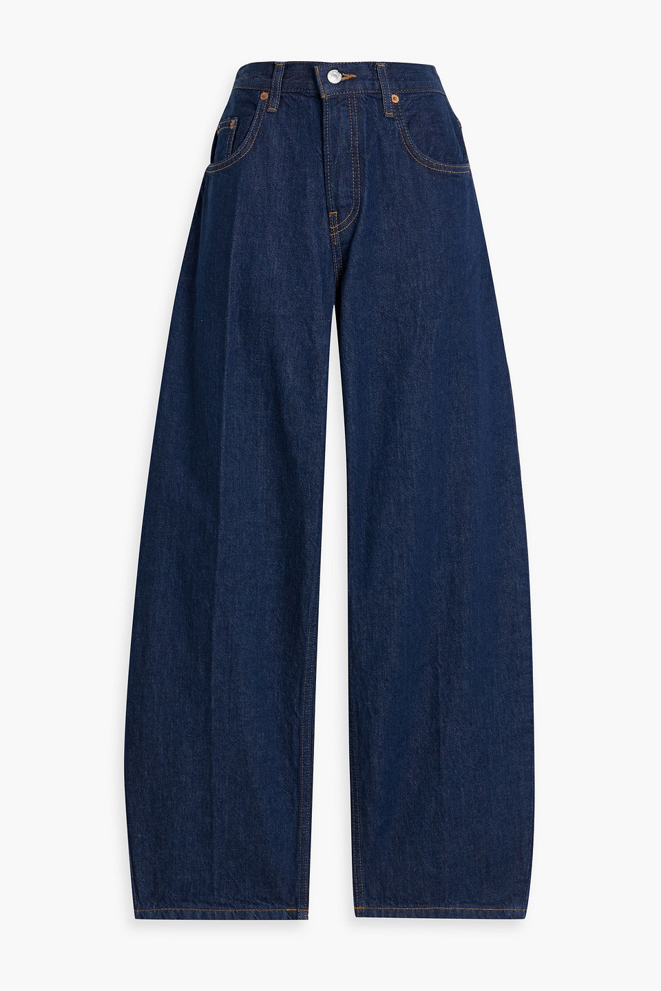 High-rise tapered jeans