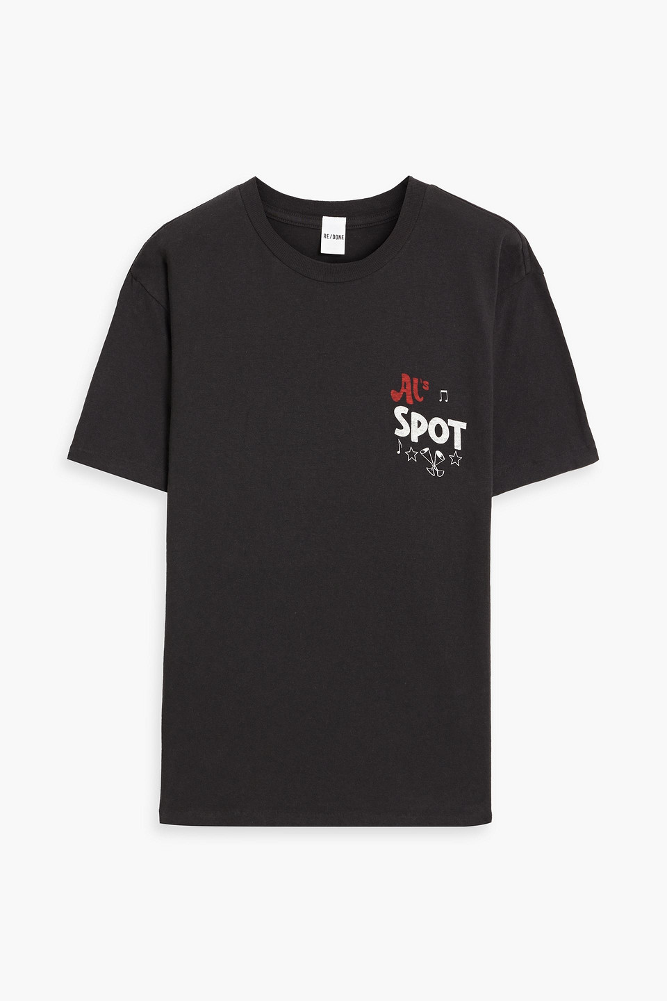 Re/done Printed Cotton-jersey T-shirt