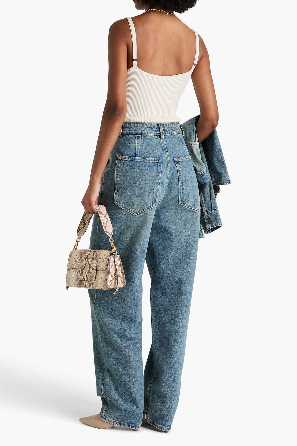 PETAR PETROV GET UP HIGH-RISE WIDE-LEG JEANS