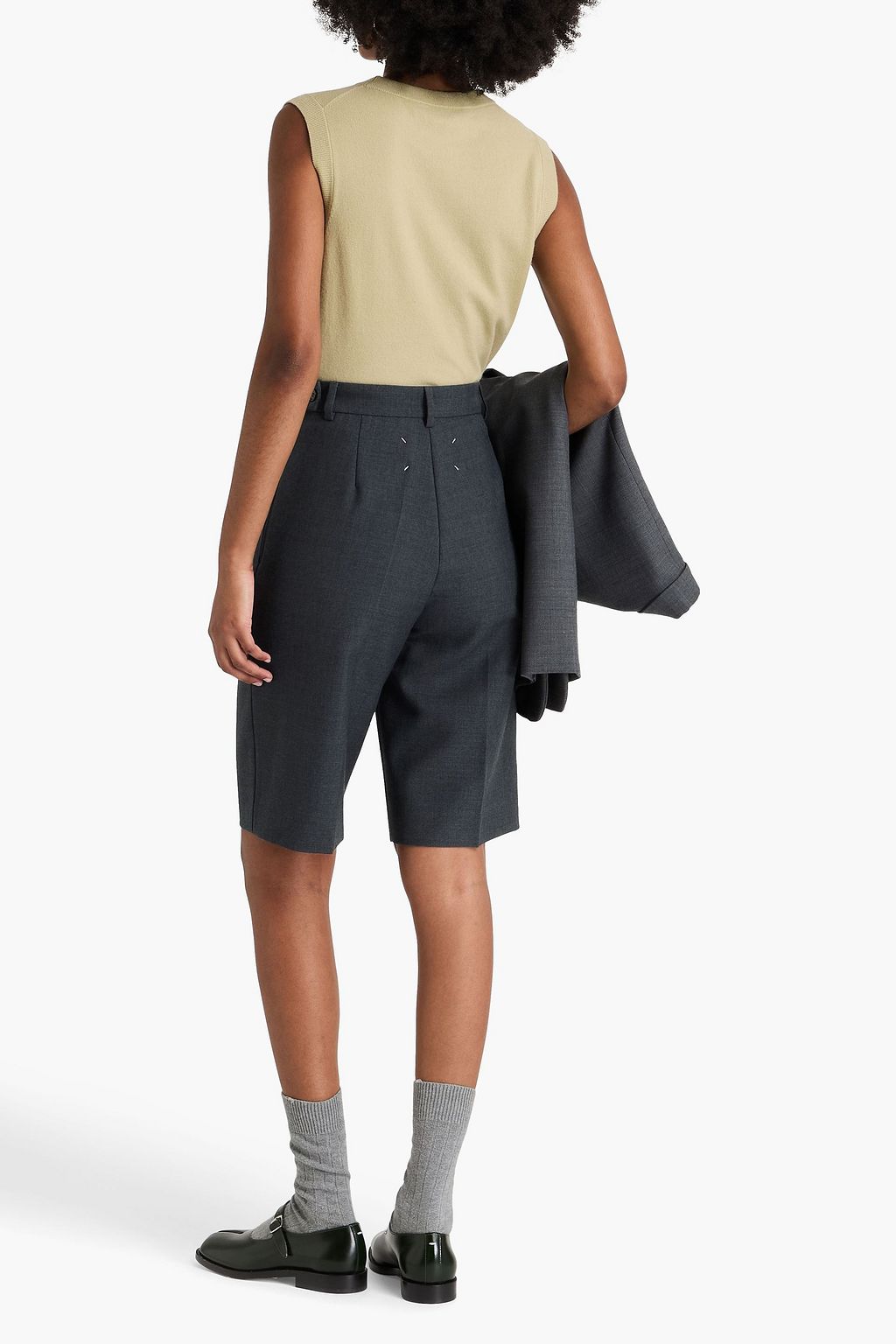 MAISON MARGIELA شورت من التويل
