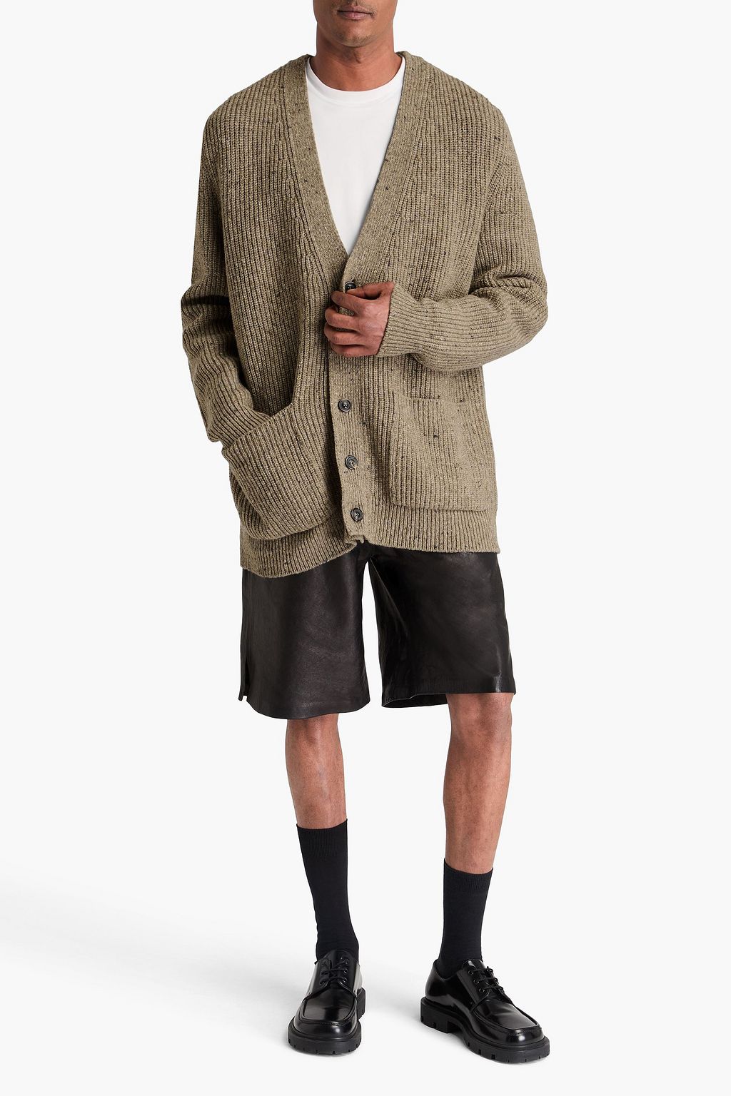 MAISON MARGIELA Donegal wool-blend cardigan