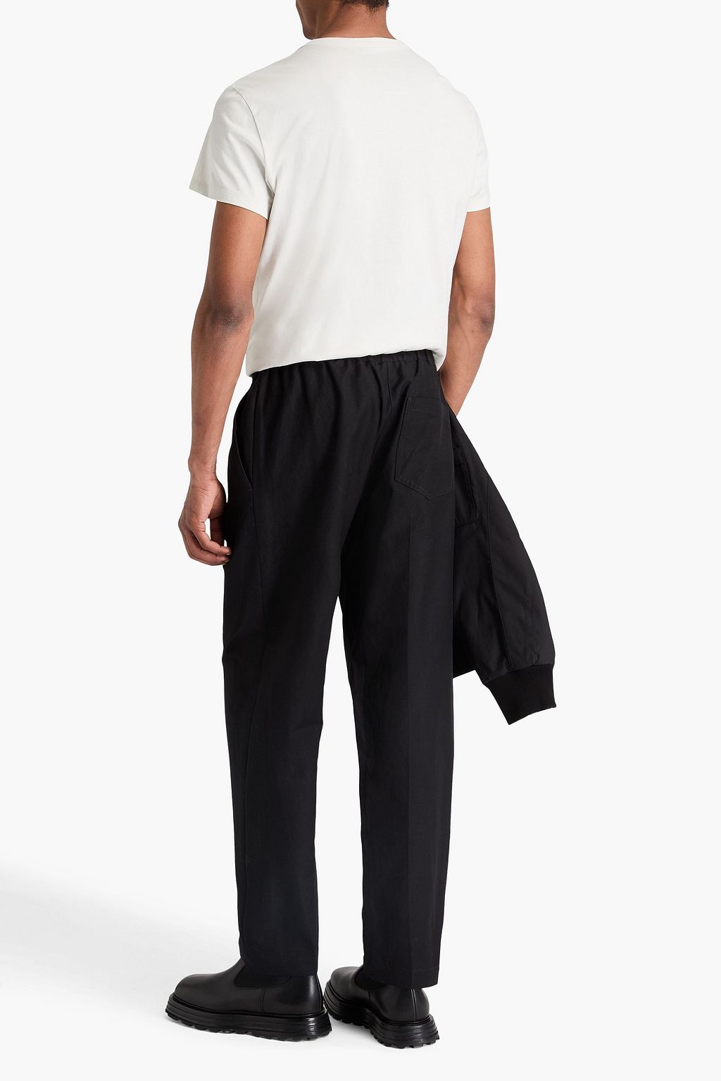 MM6 MAISON MARGIELA Tapered cotton and silk-blend pants