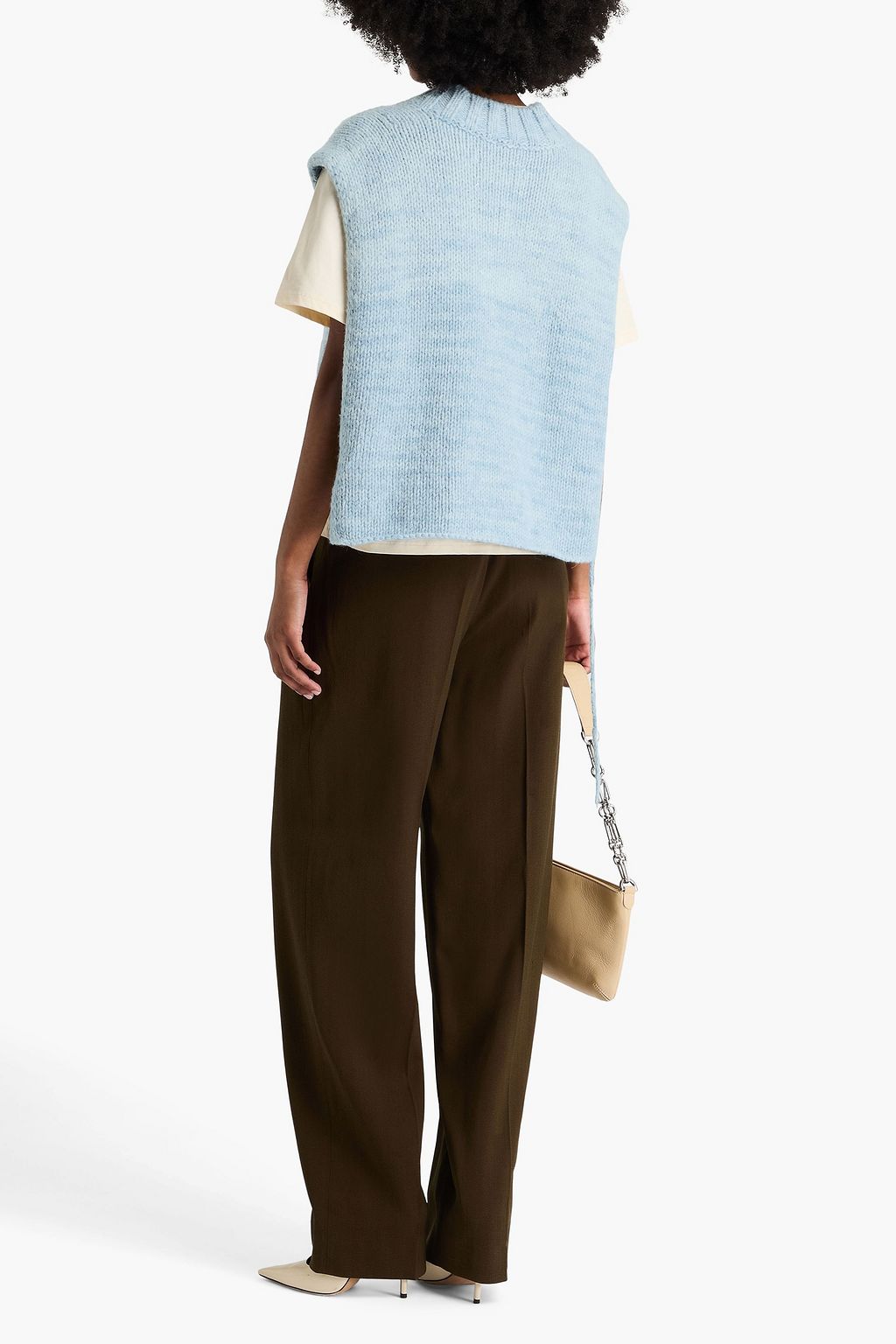 MAISON MARGIELA Alpaca, cotton and wool-blend vest
