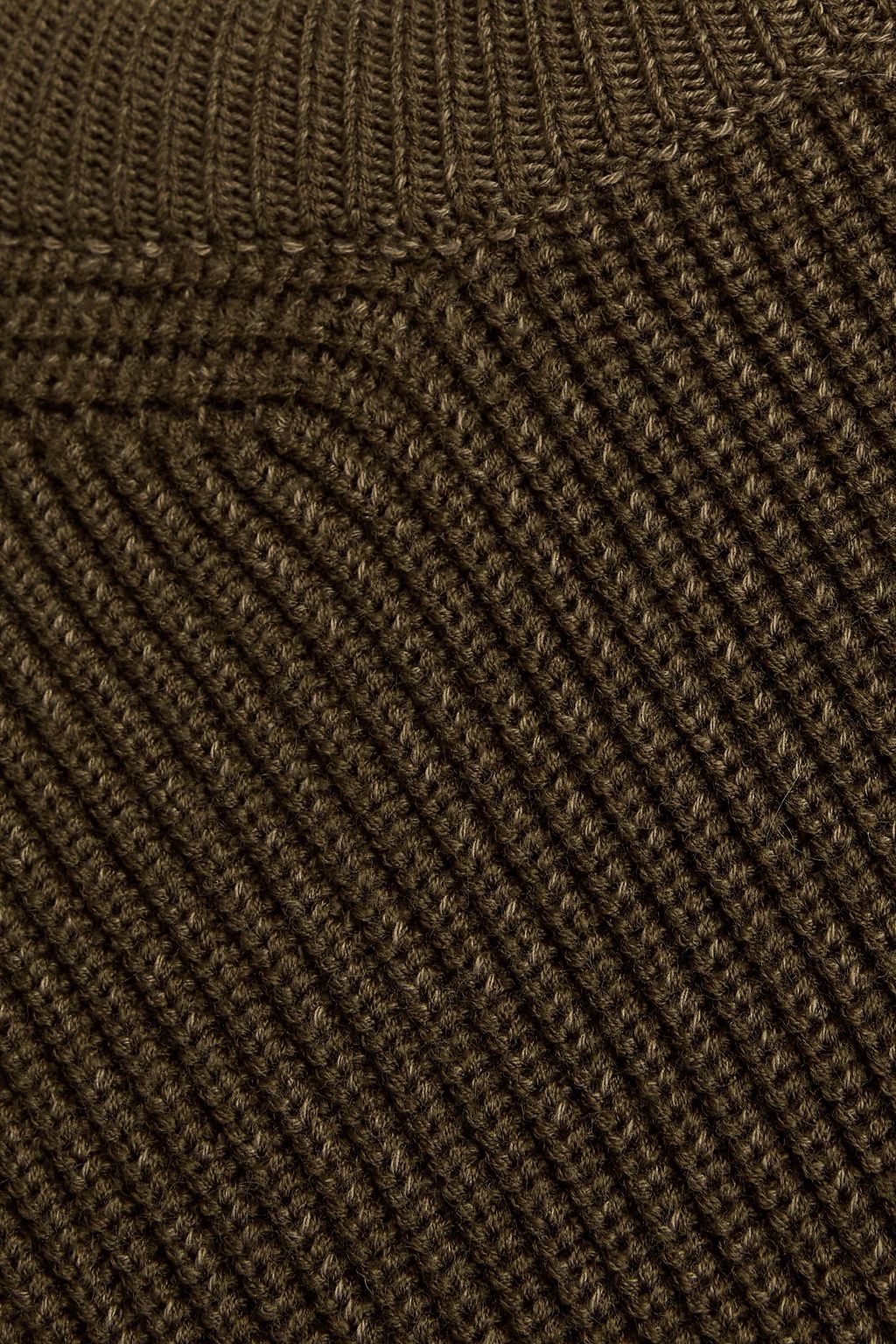 MAISON MARGIELA Ribbed cotton and wool-blend sweater
