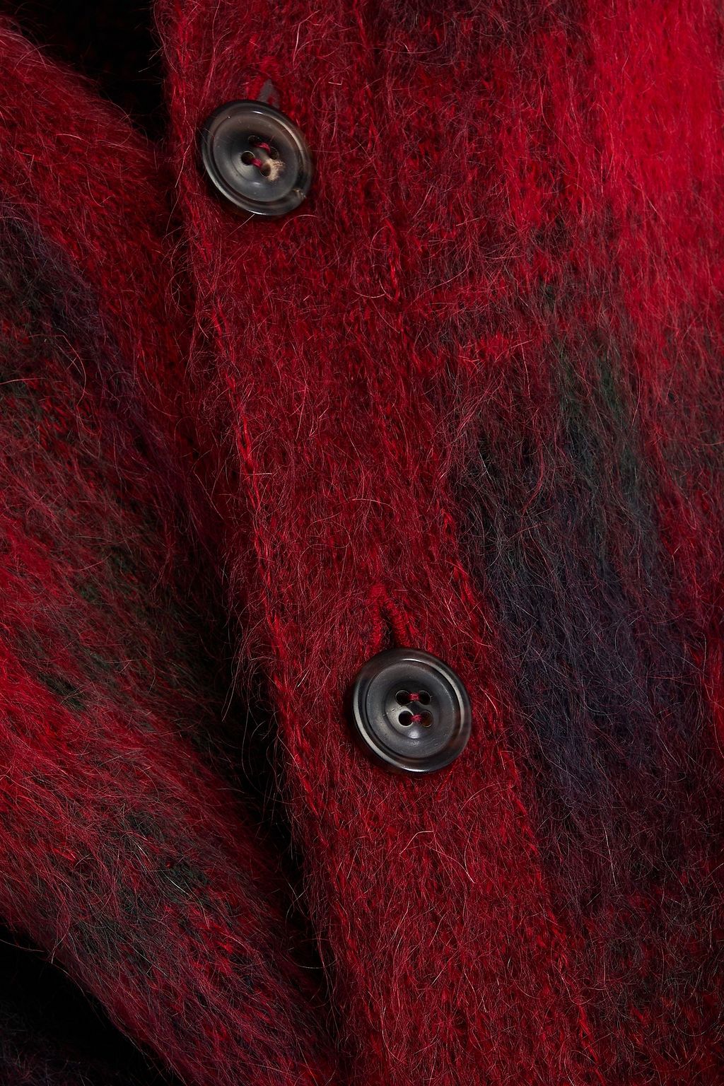 MAISON MARGIELA Checked mohair-blend cardigan