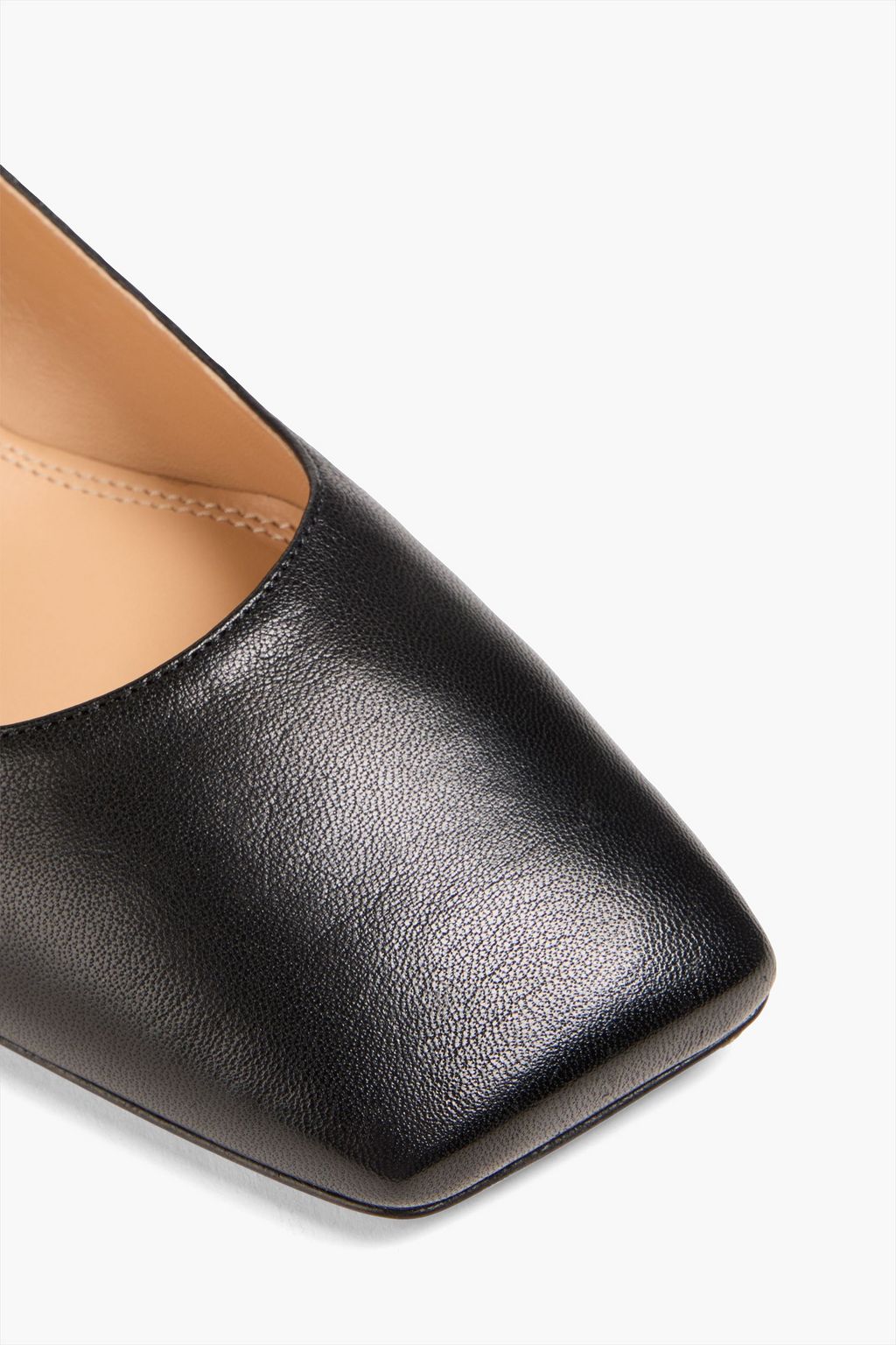 MAISON MARGIELA Four Stitches Décortiqué leather ballet flats
