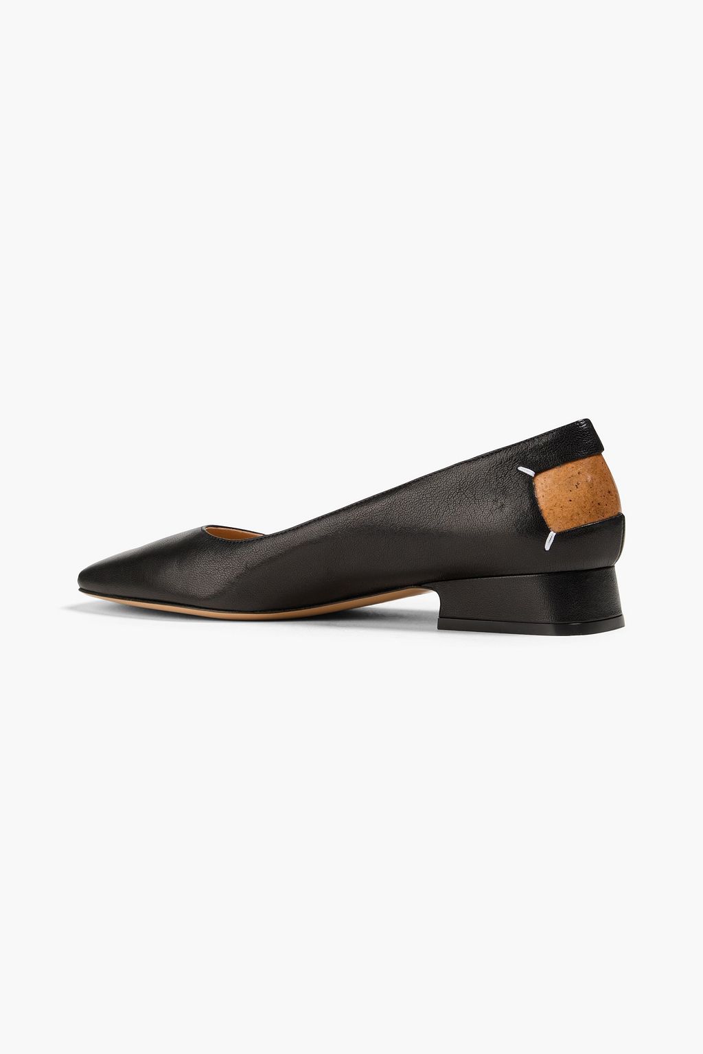 MAISON MARGIELA Four Stitches Décortiqué leather ballet flats