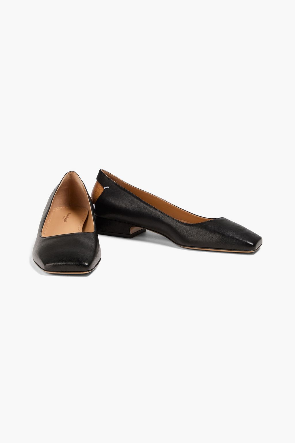 MAISON MARGIELA Four Stitches Décortiqué leather ballet flats