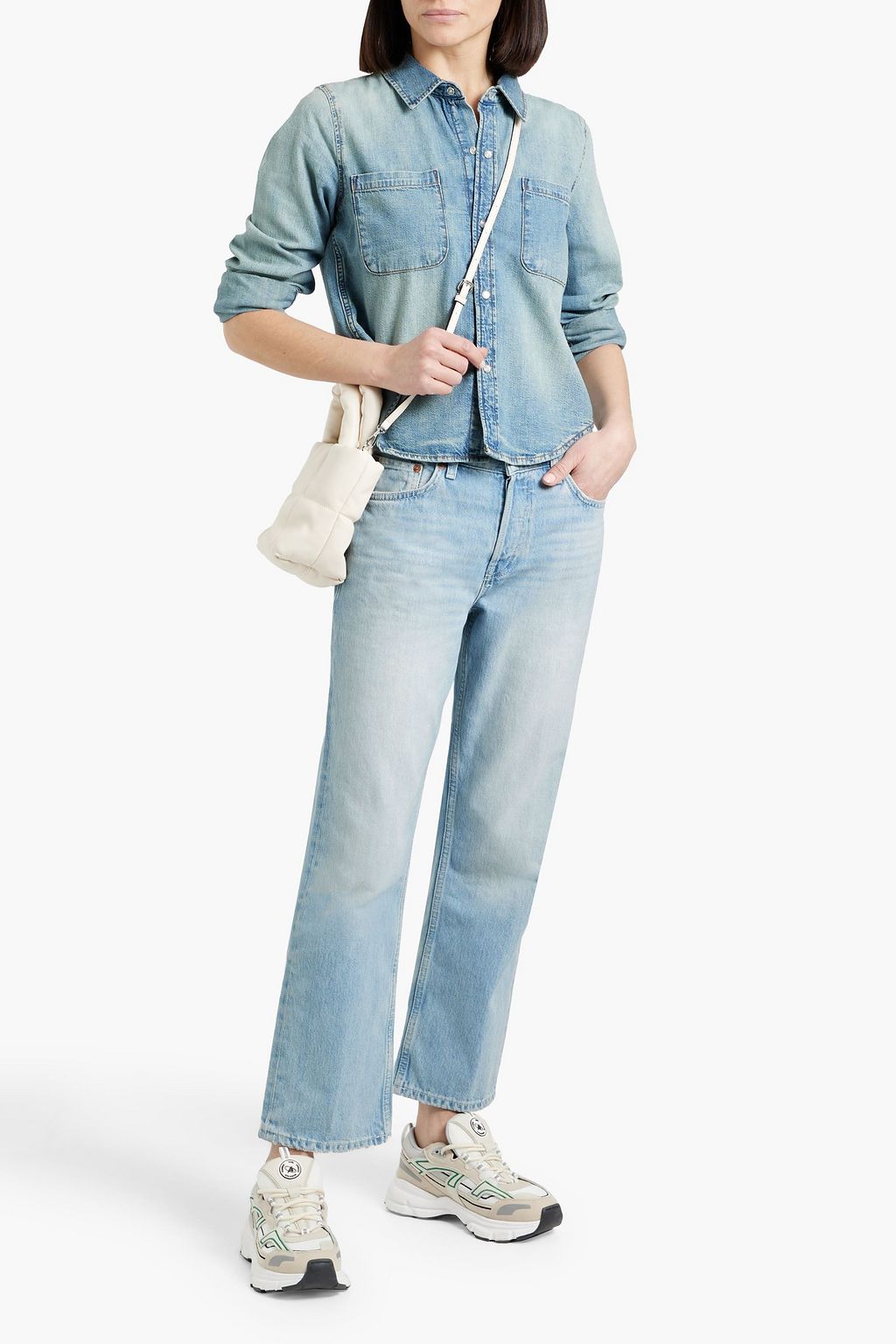 RE/DONE Easy high-rise straight-leg jeans