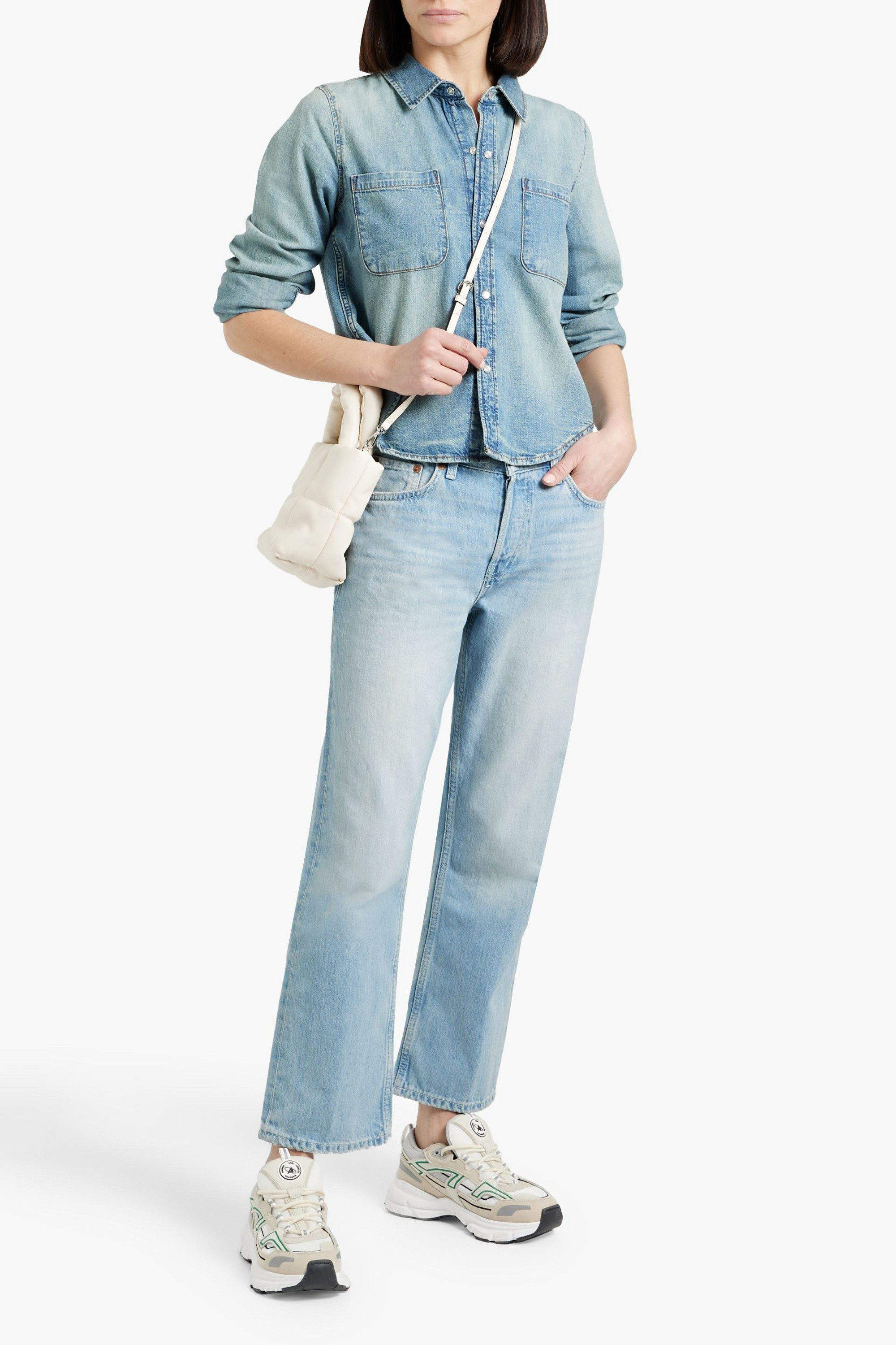 RE/DONE Easy high-rise straight-leg jeans