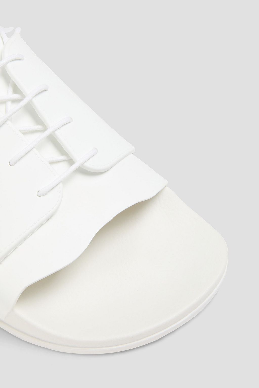 MAISON MARGIELA 레이스업 PU 슬라이드 샌들