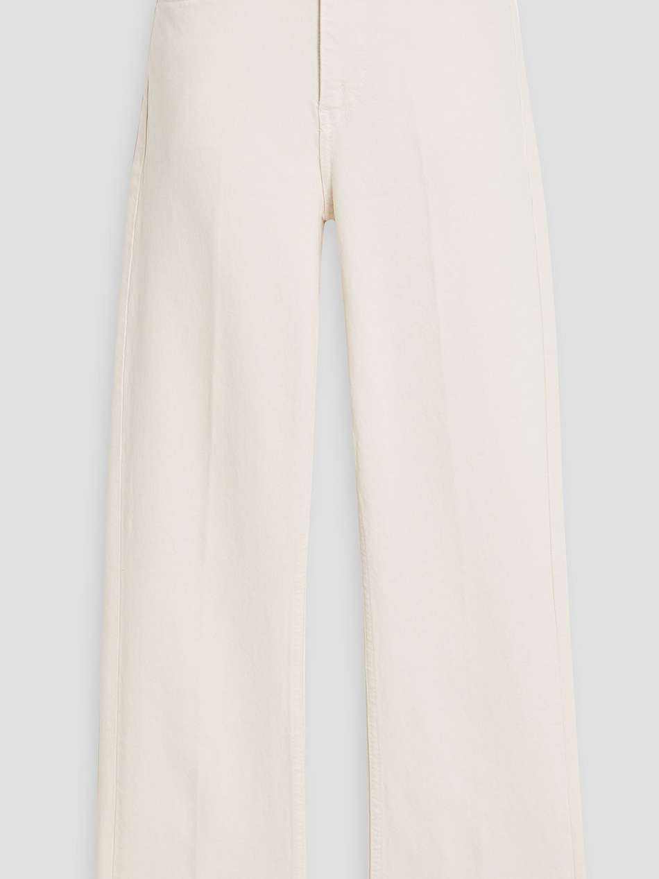 70s cropped high-rise bootcut jeans