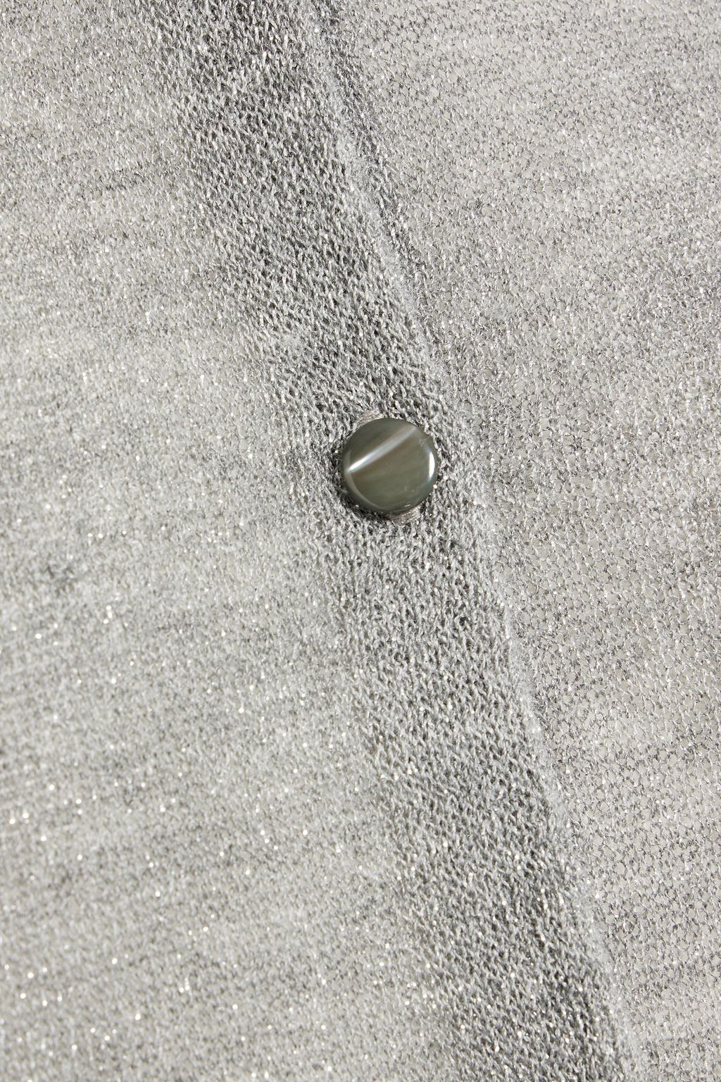 AUTUMN CASHMERE Metallic cashmere-blend cardigan