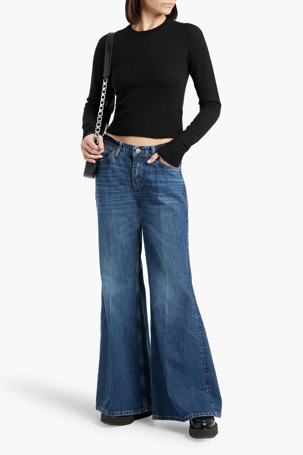 RE/DONE Mid-rise flared jeans