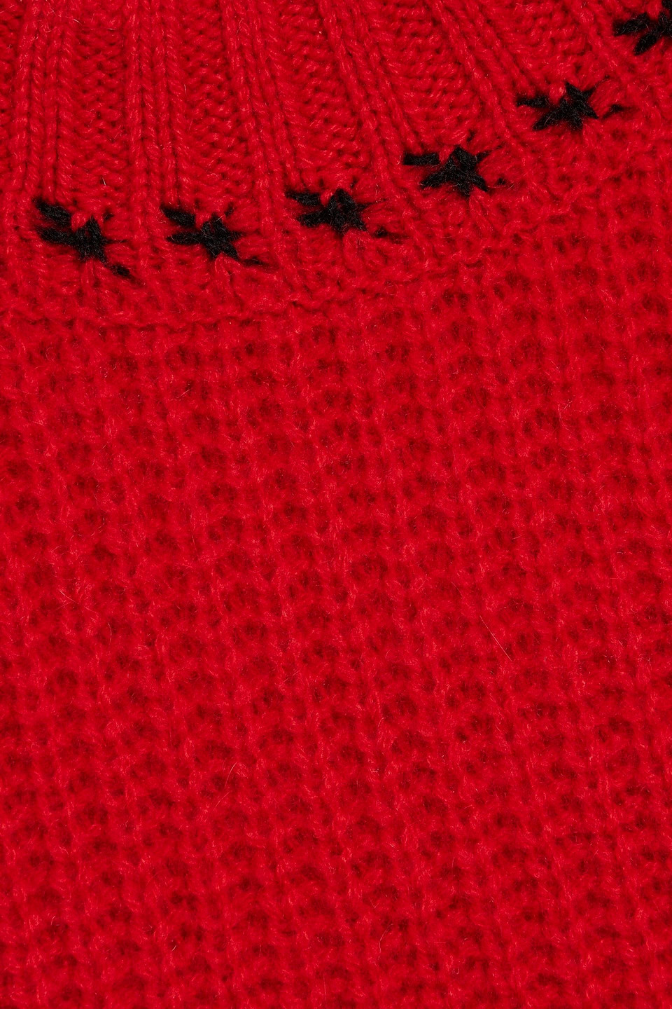 Autumn Cashmere Embroidered Ribbed Cashmere Sweater In Red