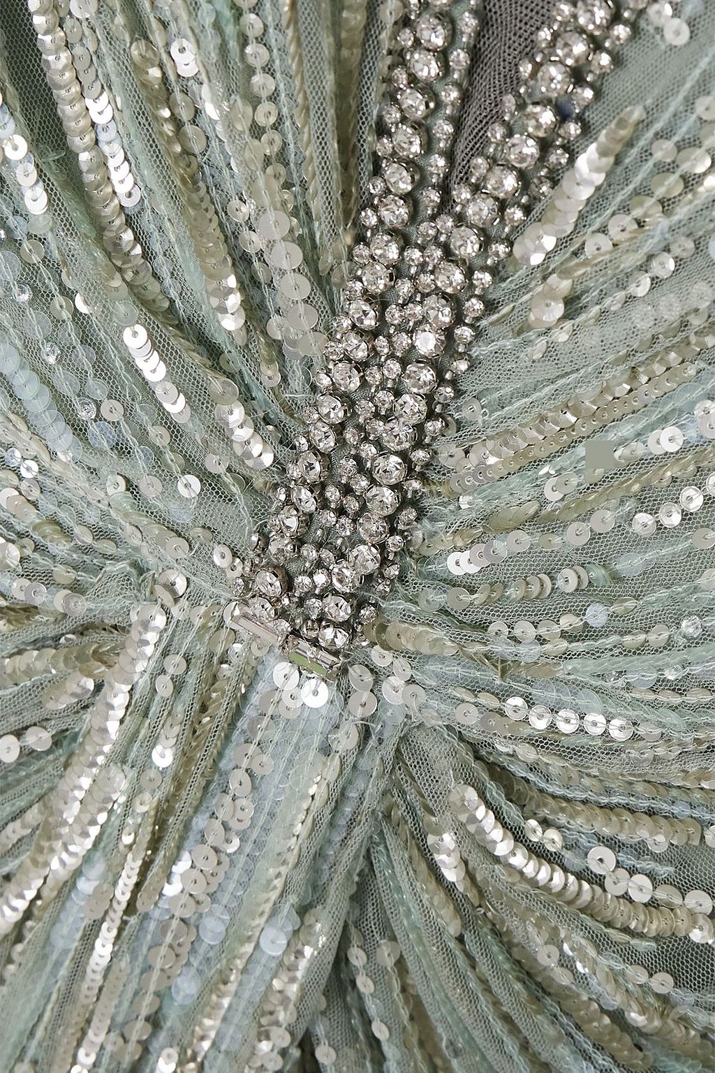 JENNY PACKHAM Darcy crystal-embellished sequined tulle gown