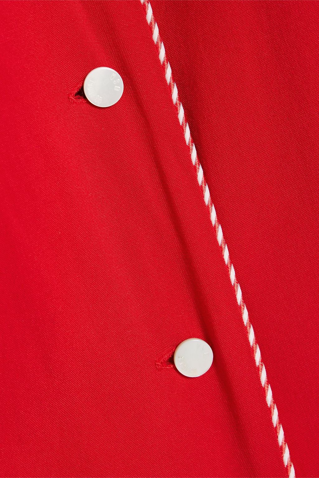 RE/DONE Gathered crepe shirt