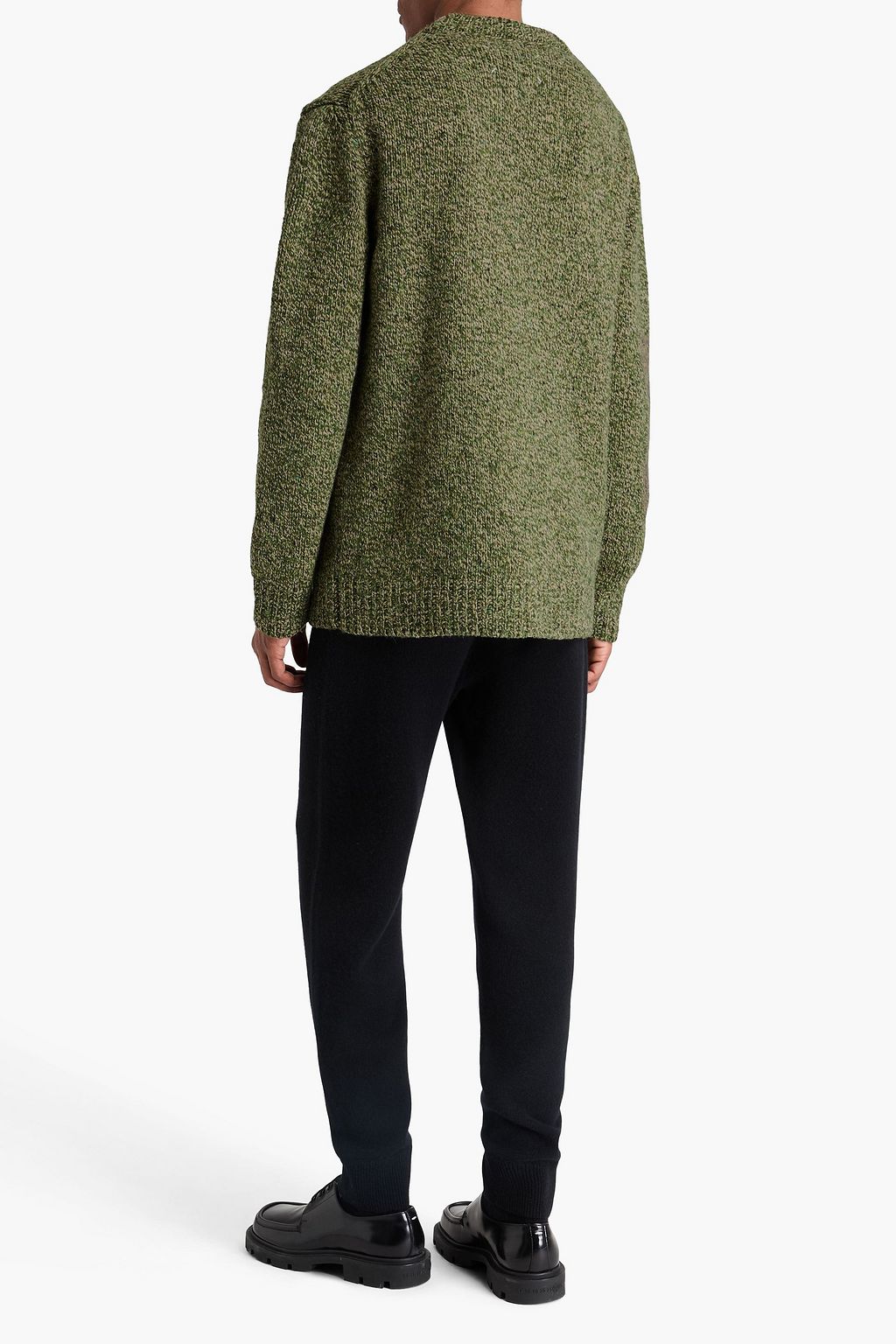 MAISON MARGIELA Marled wool and alpaca-blend cardigan