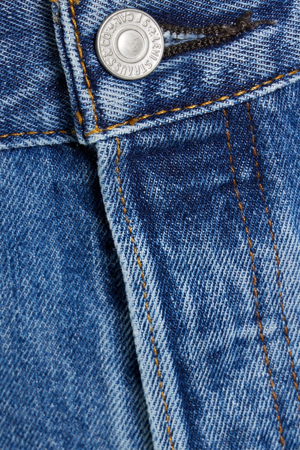RE/DONE WITH LEVI'S Denim mini skirt