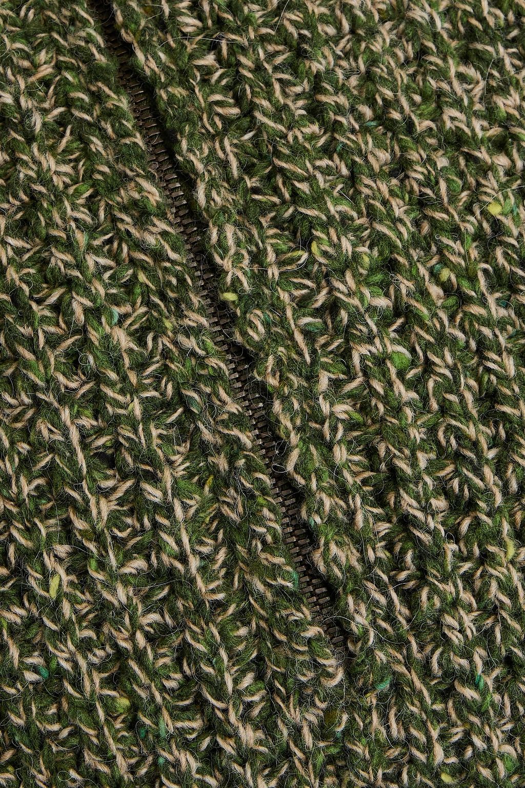 MAISON MARGIELA Ribbed marled wool and alpaca-blend sweater
