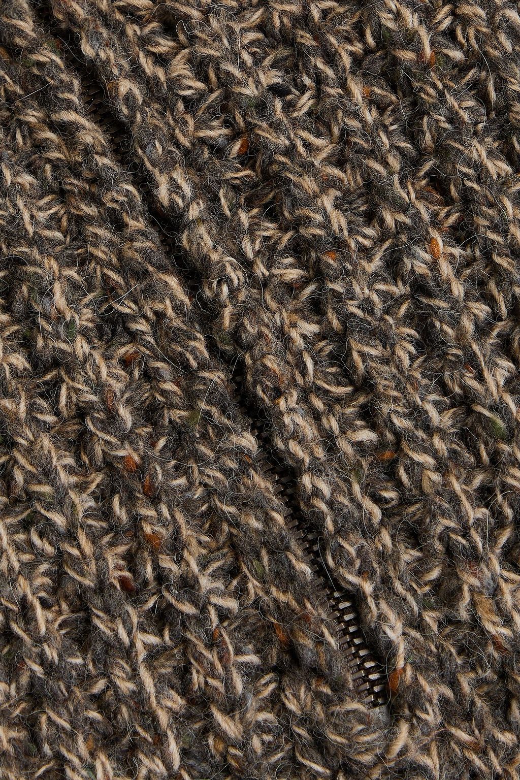 MAISON MARGIELA Ribbed marled wool and alpaca-blend sweater