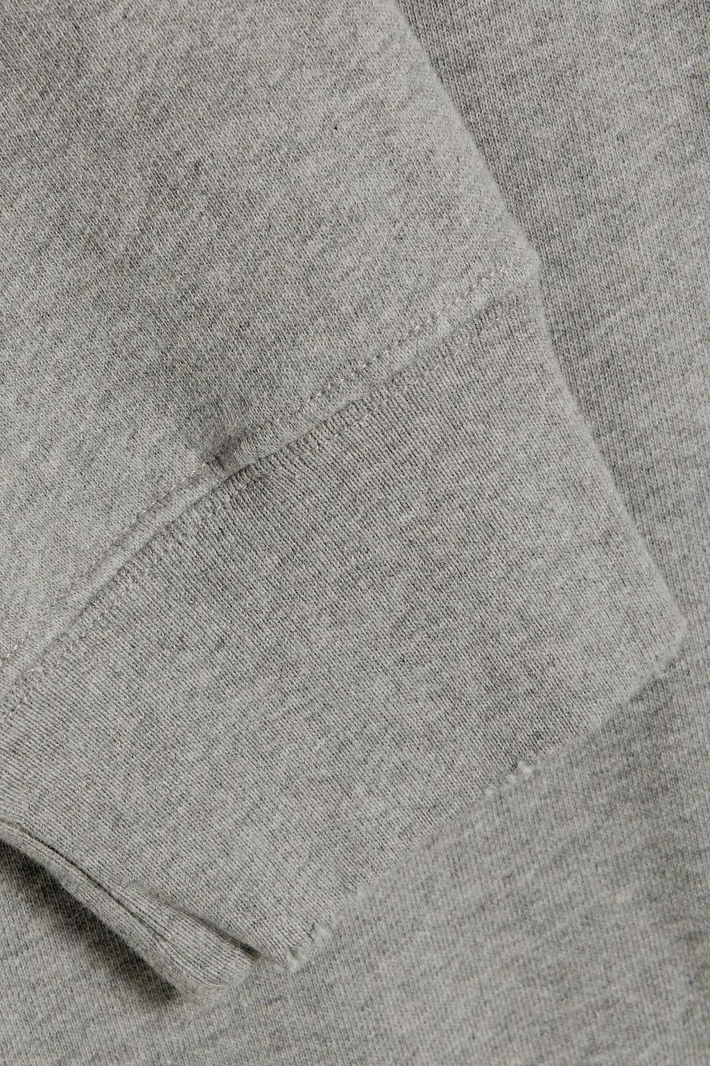 RE/DONE Oversized cotton-fleece sweatshirt