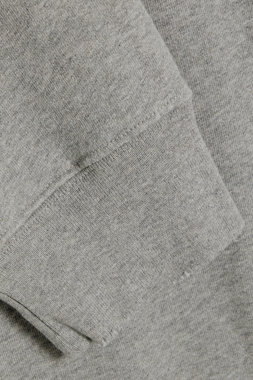 Re/done Oversized Cotton-fleece Sweatshirt In Gray