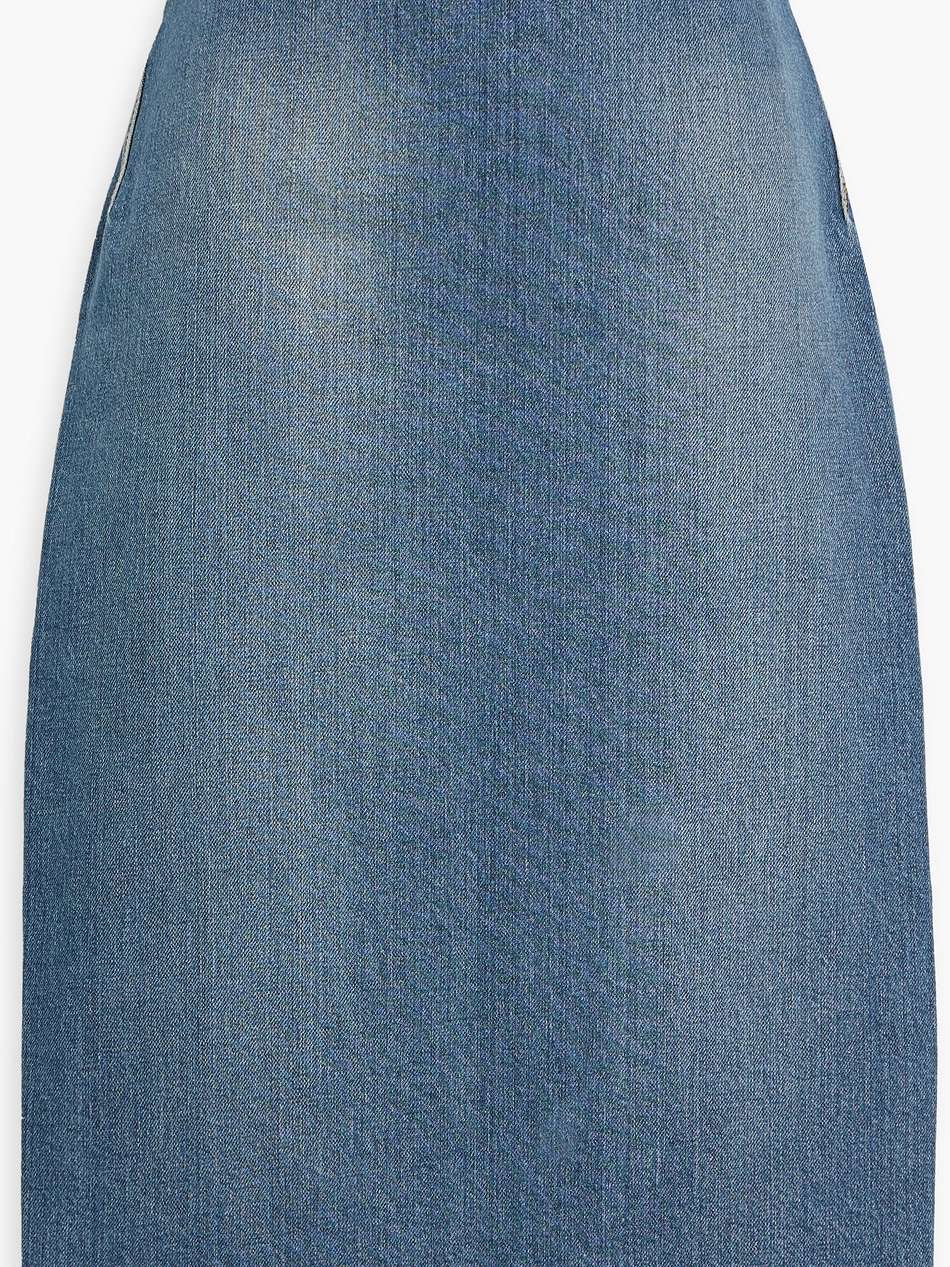 denim pencil skirt