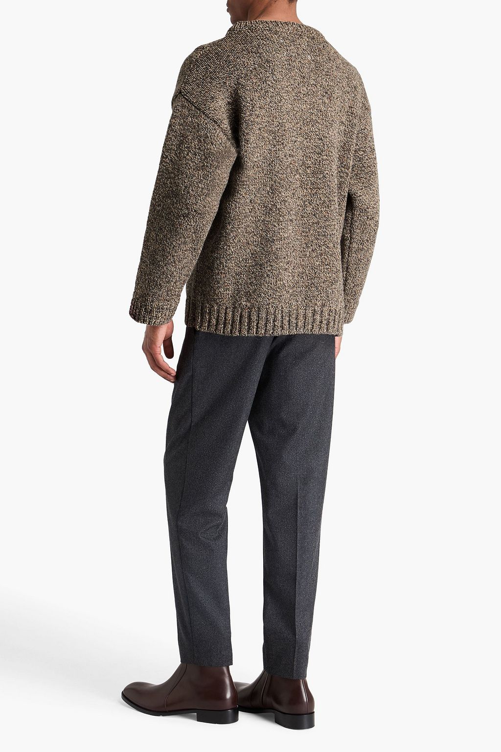 MAISON MARGIELA Marled wool and alpaca-blend sweater