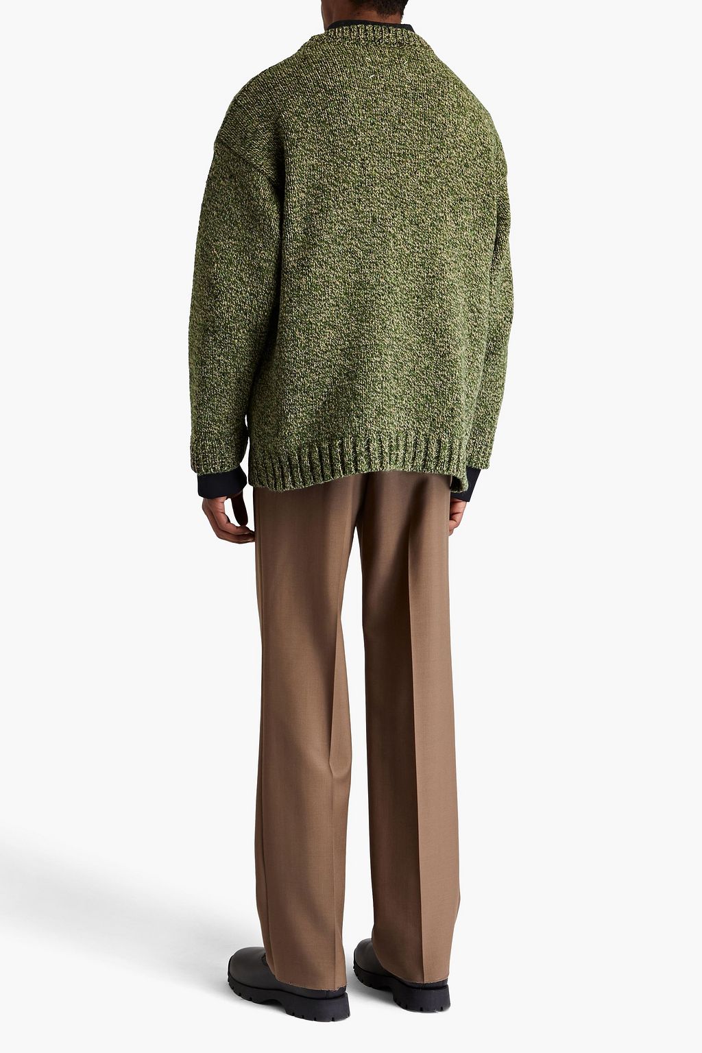 MAISON MARGIELA Marled wool and alpaca-blend sweater
