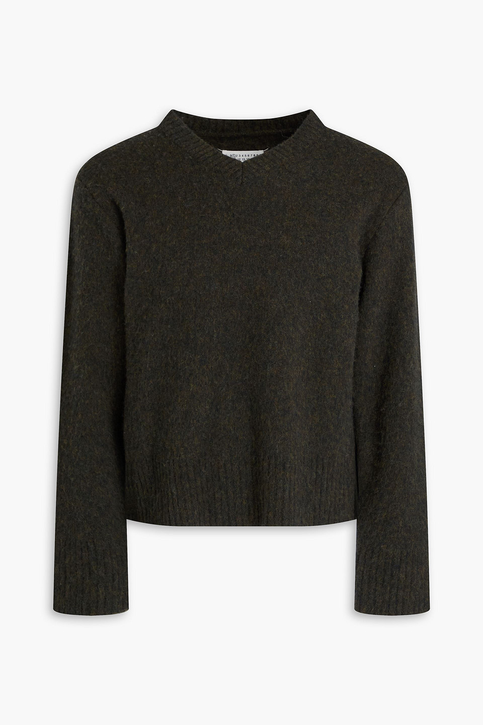 Maison Margiela Wool Sweater In Black