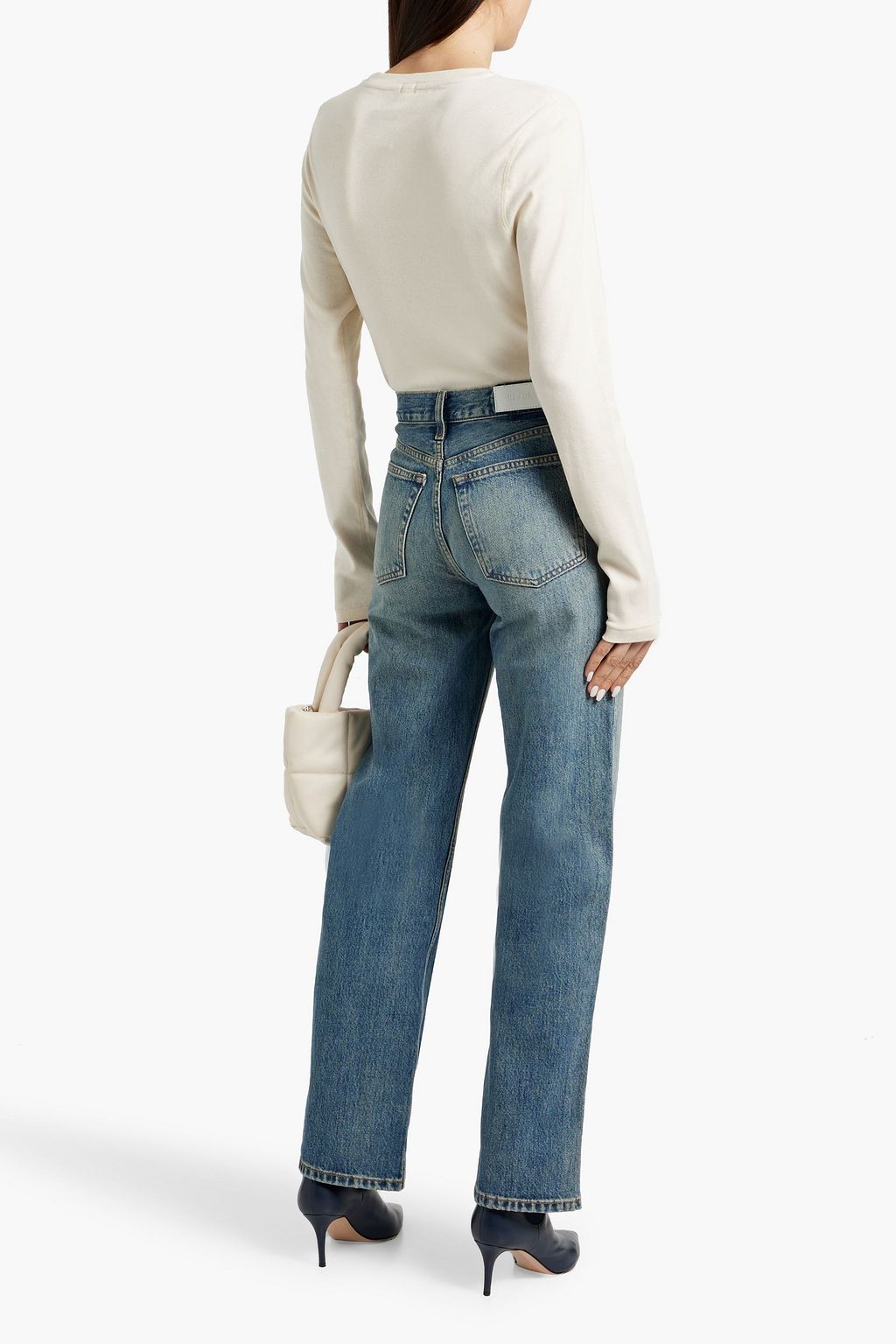 RE/DONE High-rise straight-leg jeans