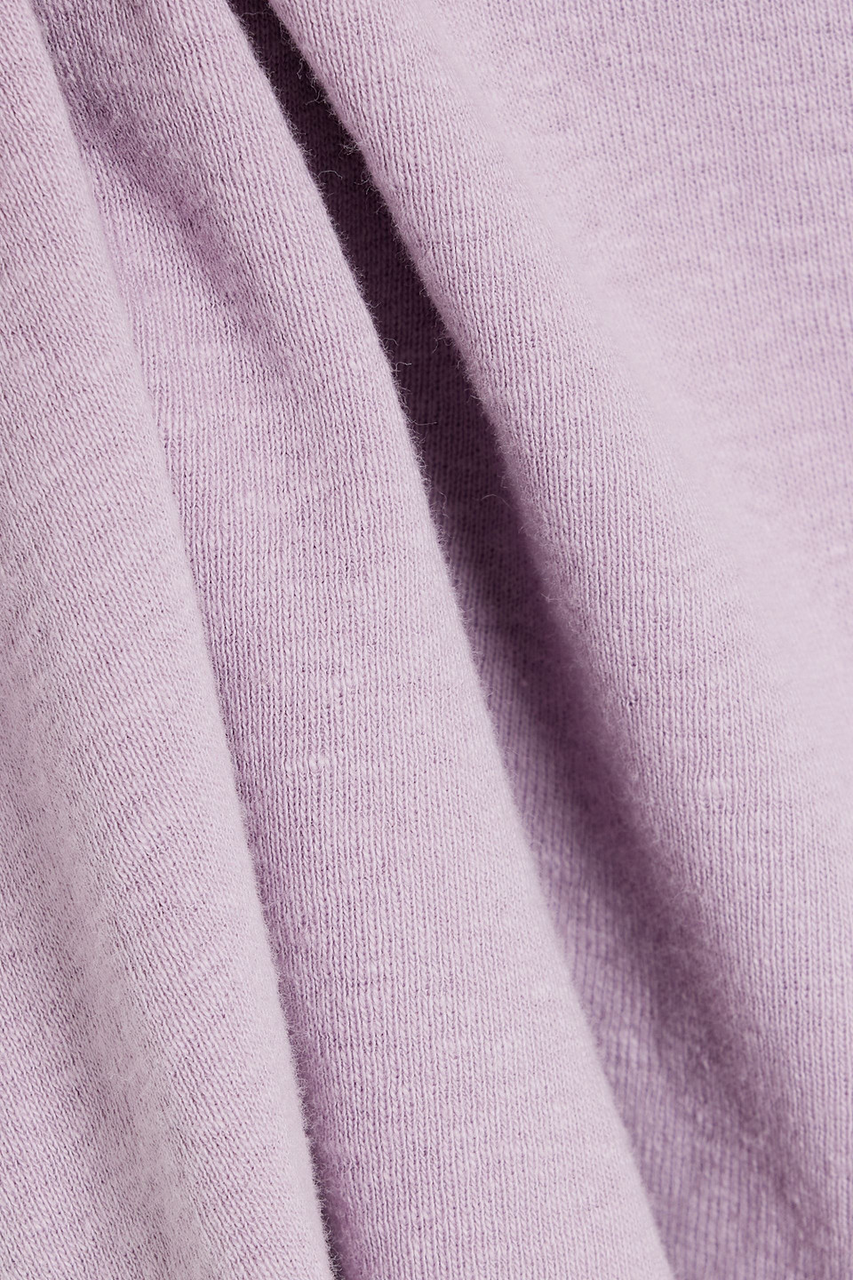 Re/done Slub Cotton-jersey T-shirt In Lavender