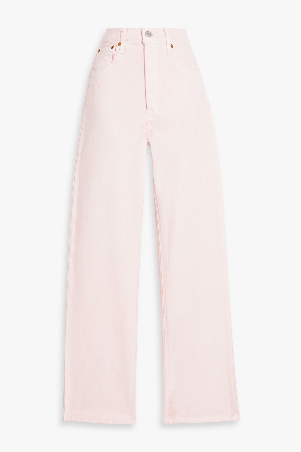 90s high-rise straight-leg jeans