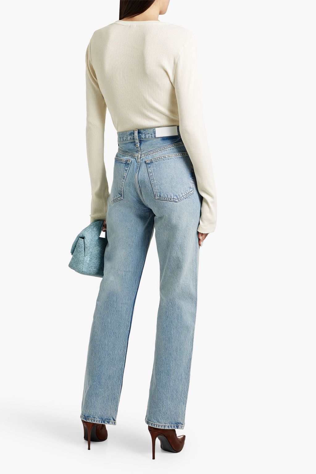 RE/DONE 90s high-rise straight-leg jeans