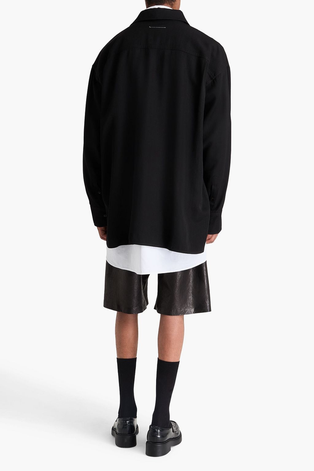 MM6 MAISON MARGIELA Wool-blend twill shirt