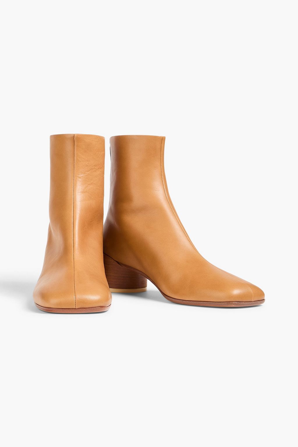 MM6 MAISON MARGIELA Pebbled-leather ankle boots