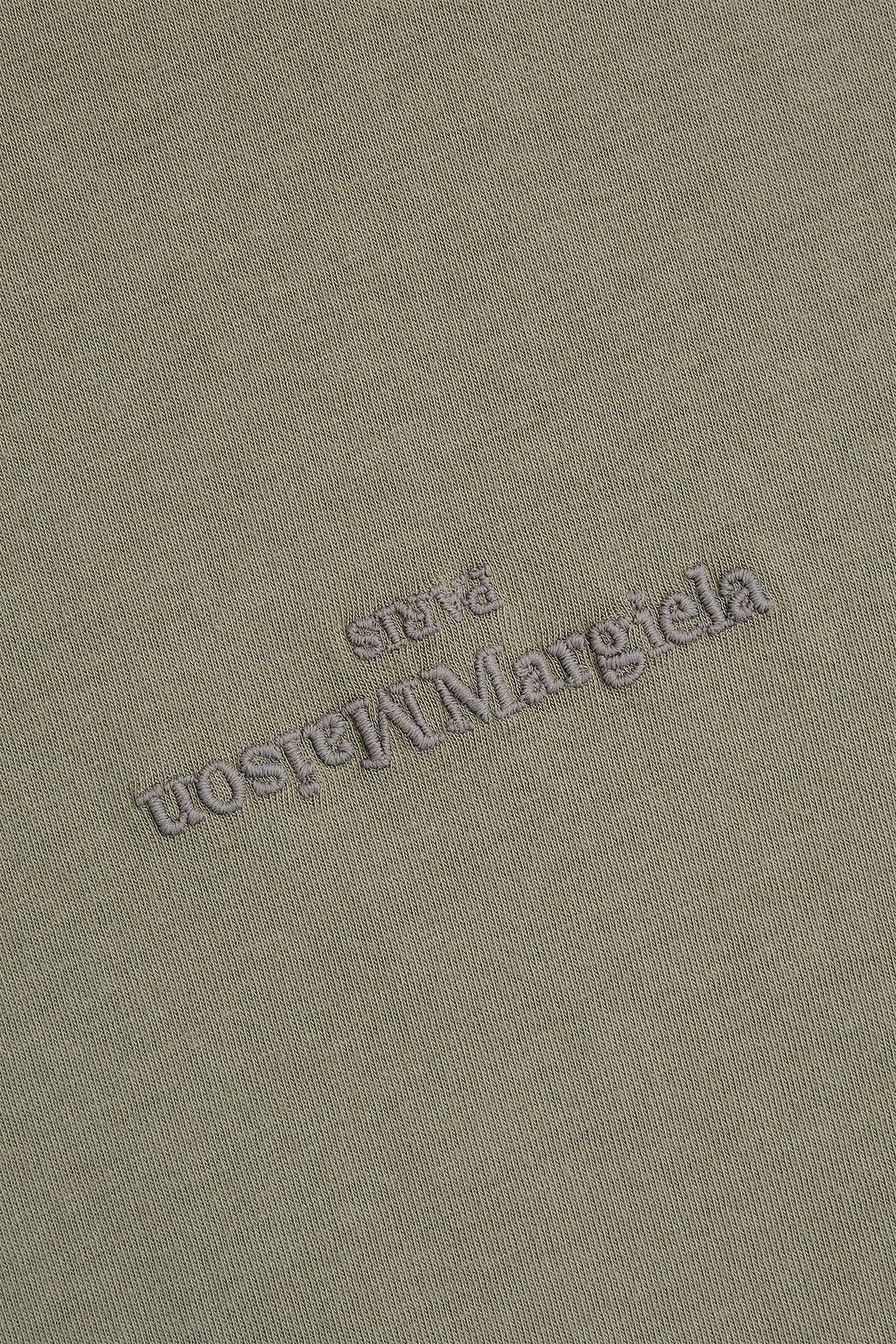 MAISON MARGIELA تي شيرت من قطن الجيرسي بتصميم مطرّز