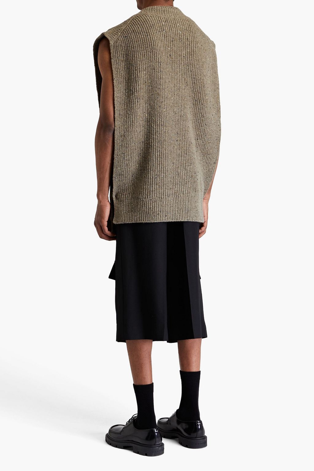 MAISON MARGIELA Donegal ribbed wool-blend vest